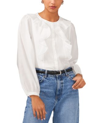 Ruffle Front Blouse