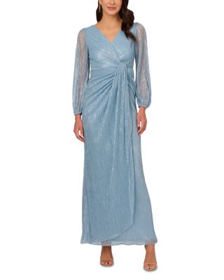 Faux Wrap Gown