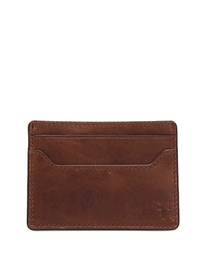 Shop Frye Logan Money Clip Card Case In Cognac