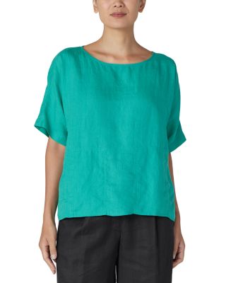 Boxy Linen Top