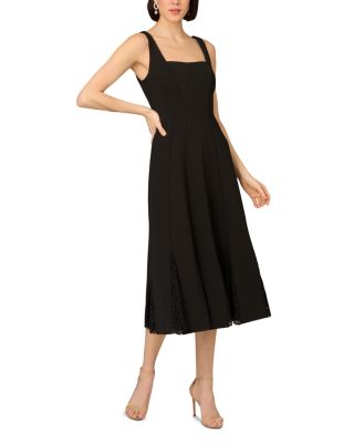 Aidan Mattox - Bonded Crepe Midi Dress