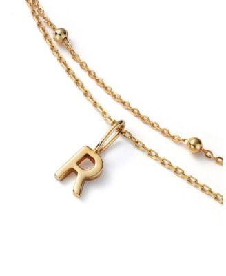 10K Gold Layered Letter Necklace