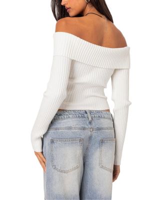 Lauren Knit Fold Over Top