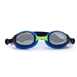Shop Bling2o Boys' Get Set Green Turbo Race Car Swim Goggles - Ages 2-7 In Blue