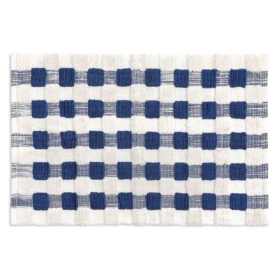 Texture Check Basic Bath Rug, 24" x 36"