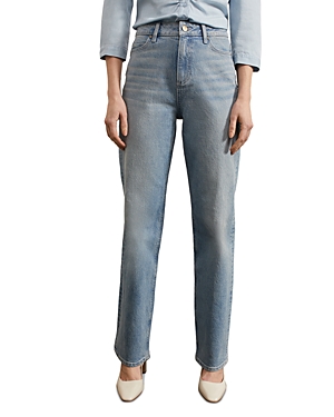 Limited Leigh Straight Leg Jean in Light Wash