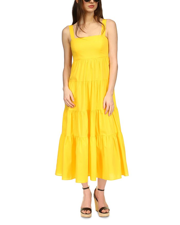 Michael Kors Poplin Tiered Midi Dress | Bloomingdale's