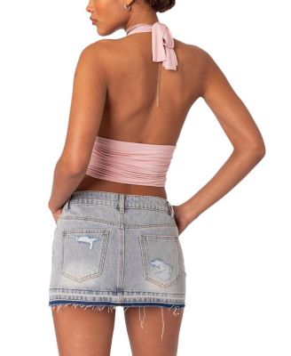 Lillie Knotted Halter Top