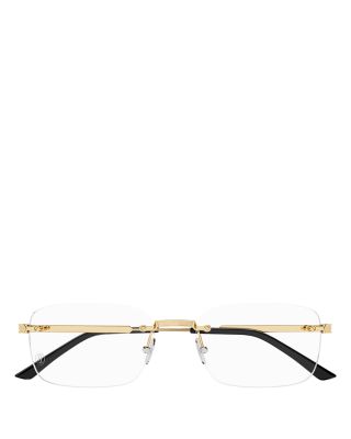Cartier Signature C Rectangular Eyeglasses, 55mm