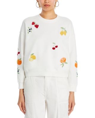 Fruit Embroidered Sweatshirt - Exclusive