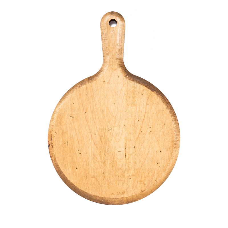 Jk Adams J. K. Adams Distressed Maple Round Handled Serving Board In Maple