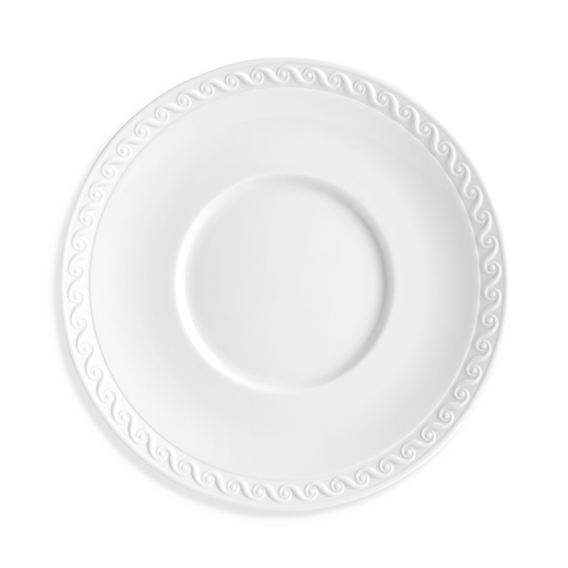 L'objet Neptune Porcelain Saucer Plate In White