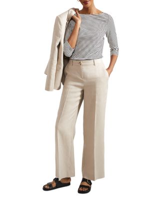 Roberta Linen Wide Leg Pants