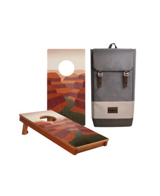 Elakai - 1ft x 2ft Grand Canyon Grand Canyon Compact Travel Cornhole Boards Up