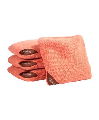 Elakai Herringbone Wool Aviator Cornhole Bags - Ages 8 Years+
