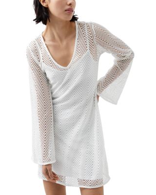 FRENCH CONNECTION Rudy Textured A Line Dress | Bloomingdale's Women