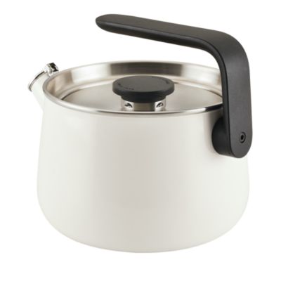 Enameled Steel Induction 2 Qt Whistling Tea Kettle