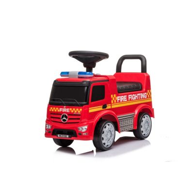  Unisex Mercedes Antos Kids Fire Truck 1-Seater Push Car - Ages 2-4