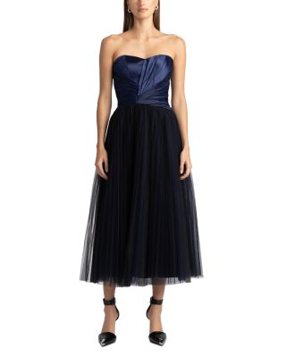 Zac Posen - Pleated Bustier Dress