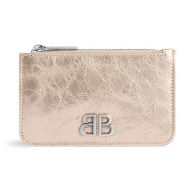 Monaco Long Coin and Card Holder Metallized