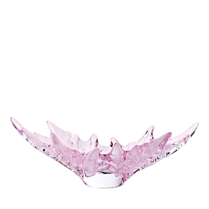 Shop Lalique Champs-elysees Pink Luster Bowl