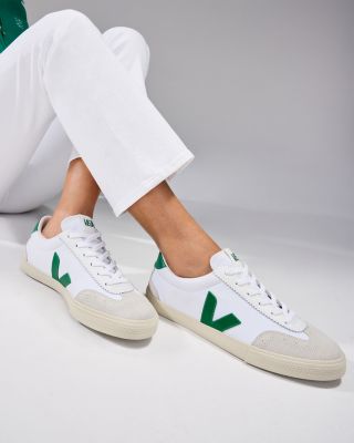 スニーカー VEJA Volley Sneakers - Veja - Leather - Green Volley | Women's Sneakers and Shoes | Color Green | VEJA