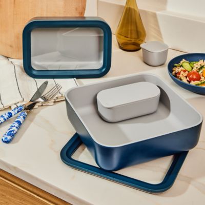 10 Cup Nonstick Square Glass Food Container