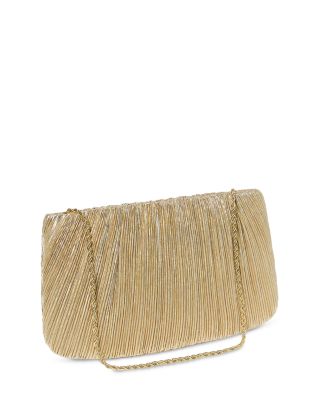 Brit Flat Pleated Pouch Clutch