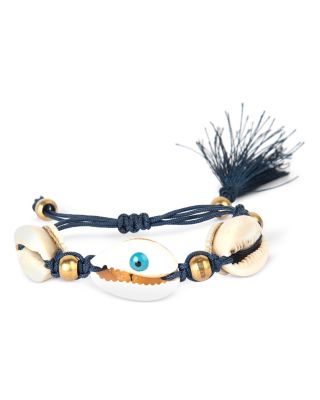 Deepa by Deepa Gurnani - Jayden Bead & Shell Slider Bracelet