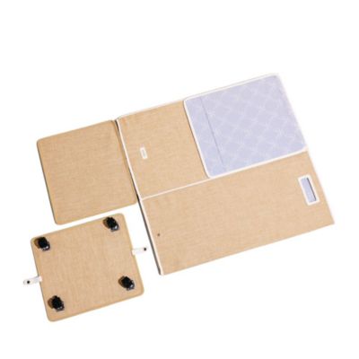 Laundry Hamper with Attached Lid and Optional Wheels