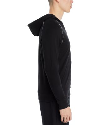 Mix &amp; Match Cotton Blend Full Zip Hooded Jacket