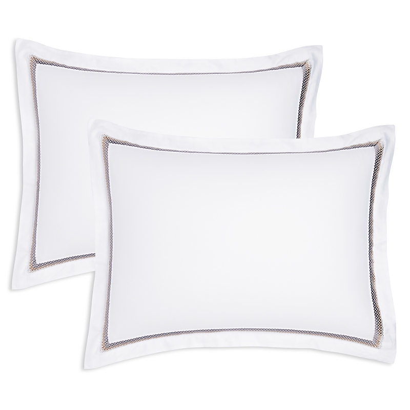 Amalia Home Collection Douro Egyptian Cotton Standard Sham, Set Of 2