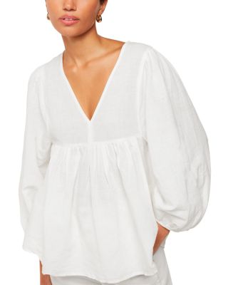 Whistles - Gloria Linen Blend Blouse