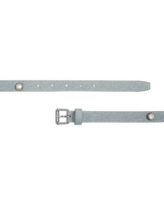 KURT GEIGER HIP BELT WITH OCTAVIA CRYSTAL STUDS LIGHT BLUE DENIM SIZE M/L NWT Kensington 38 Denim Belt | Denim Belts | Kurt Geiger main image 4