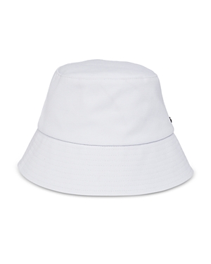 Shop Vince Cotton Canvas Bucket Hat In White