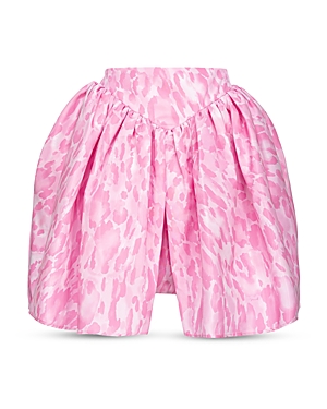Shop Pinko Cabella Skirt In Pink Multi