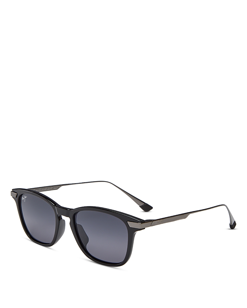 Maui Jim Manaolana Polarized Square Sunglasses, 51mm