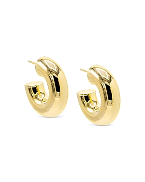 Shop By Adina Eden Bubble Chunky Hoop Earrings In Gold