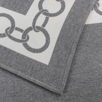 Chains Virgin Wool Throw