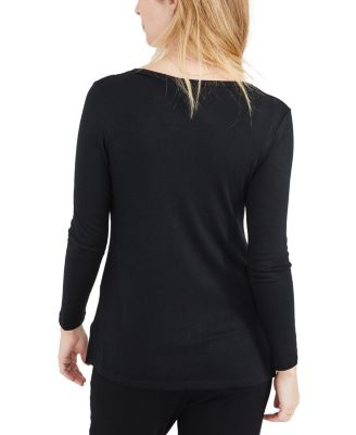 The Rib Maternity Nursing Friendly Henley Top