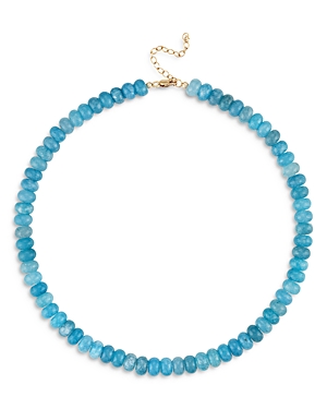 Shop Alexa Leigh Opal Necklace, 15 In Blue