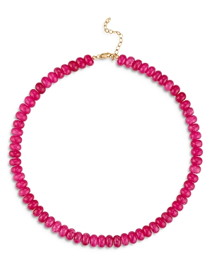 Shop Alexa Leigh Opal Necklace, 15 In Pink