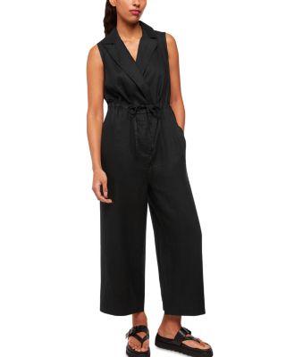Bella Linen Wrap Jumpsuit