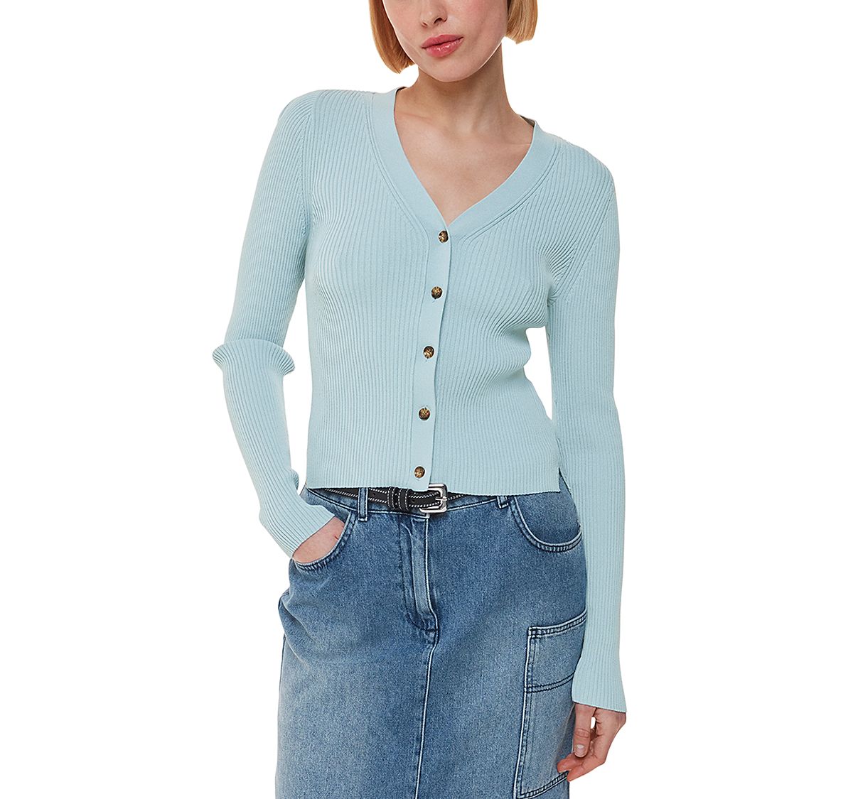 Whistles Ribbed Cardigan