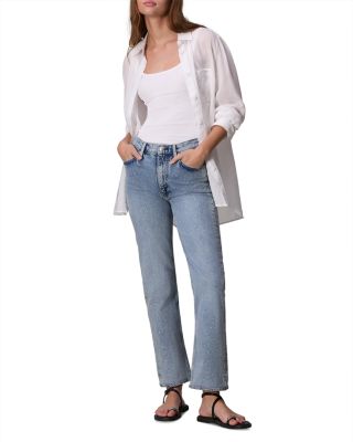 Harlow Ankle Jeans in Lyra With Jewel 