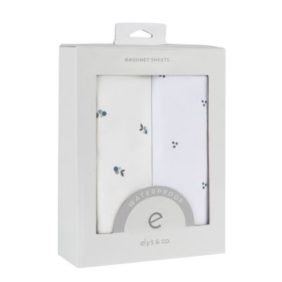 Unisex Waterproof Bassinet Sheet Set - Baby