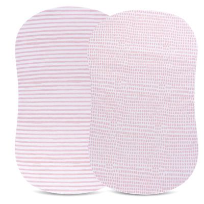 Ely's & Co. Waterproof Bassinet Sheet Set