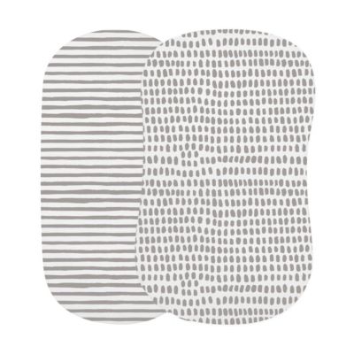 Ely's & Co. Waterproof Bassinet Sheet Set