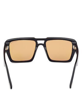 Flat Top Square Sunglasses, 56mm
