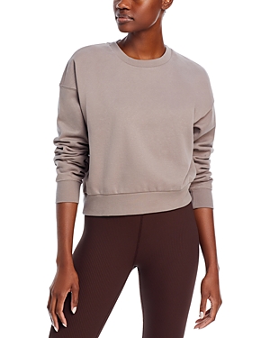 Shop Beyond Yoga On The Go Pullover In Birch